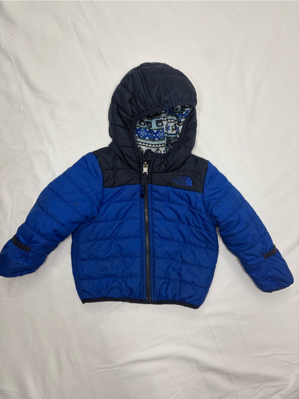 The North Face Perrito Reversible Hooded Baby Puffer Jacket Winter Insulated
